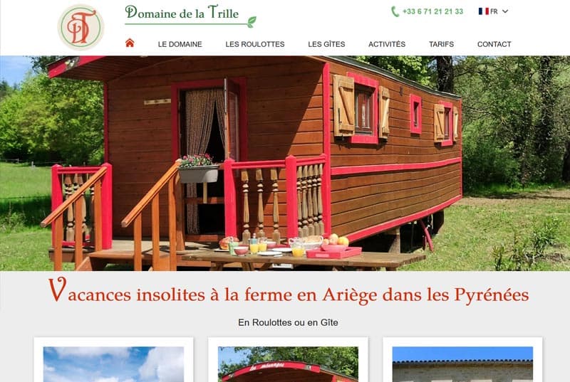 Séjour insolite en roulotte