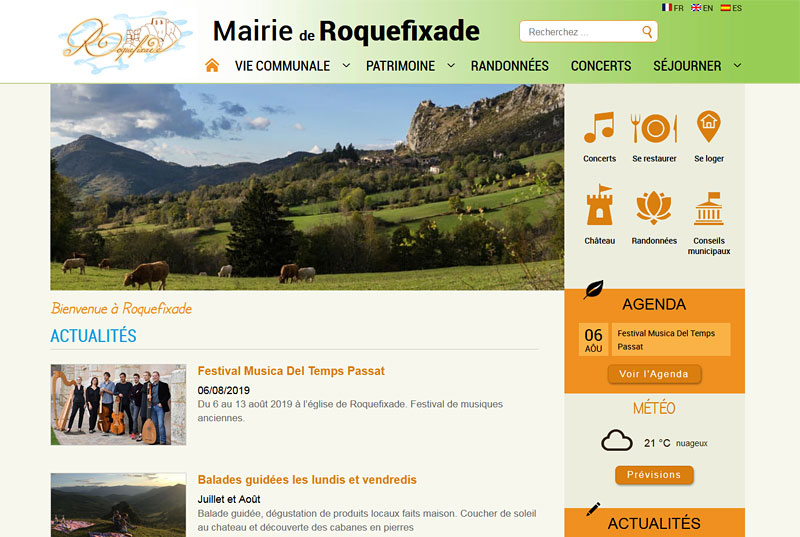 Site internet pour une mairie