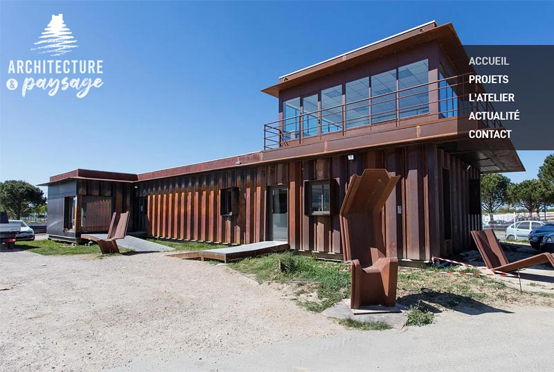 Site internet pour des architectes et paysagistes