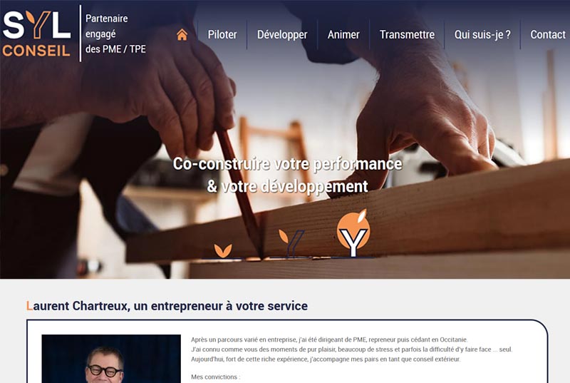 Site internet vitrine Conseils pour entreprises