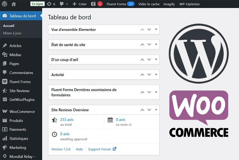 Suivi & Maintenance WordPress